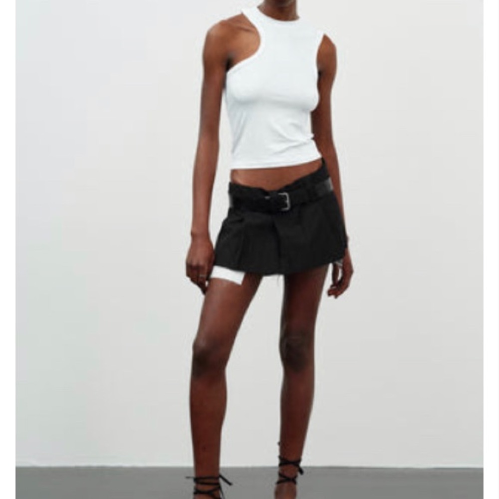 BRAND NEW Source unknown mini skirt! Originally $95 (with shipping)!!